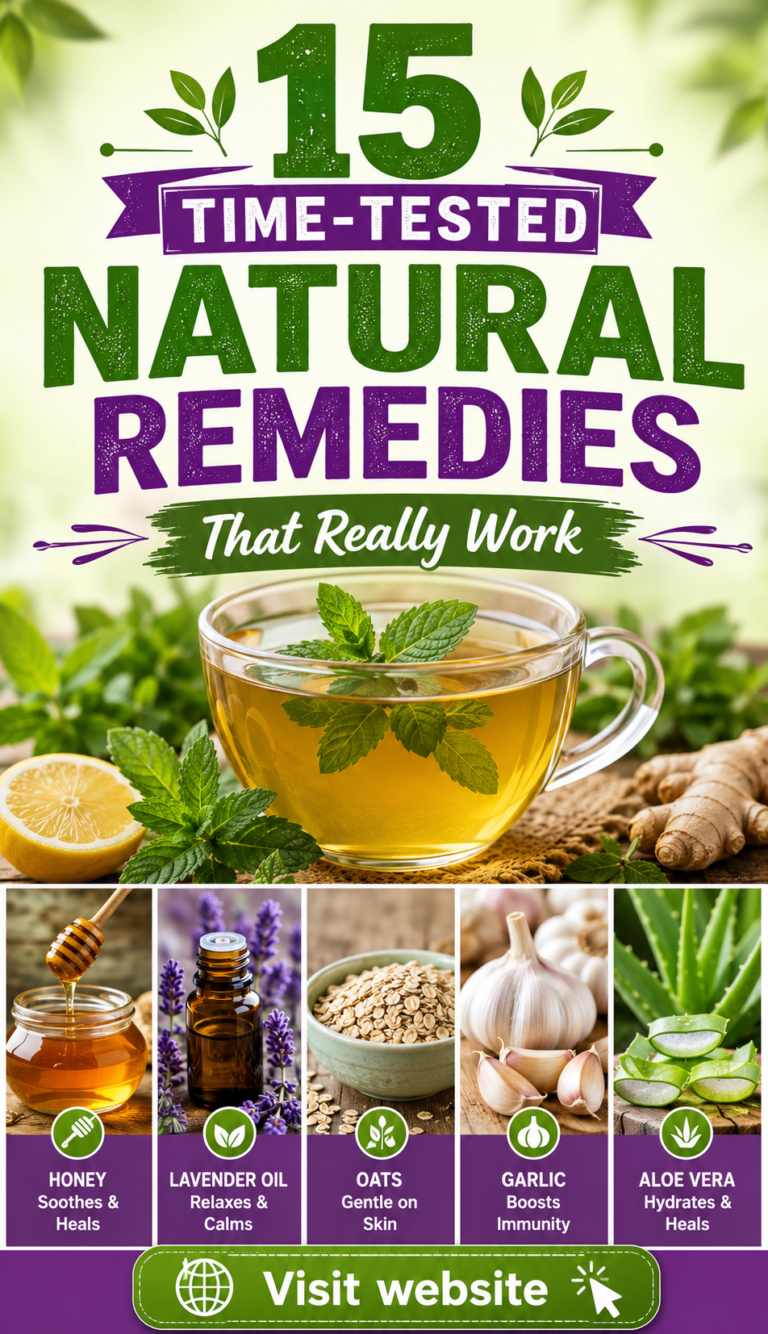 15 Time-Tested Natural Remedies That Really Work