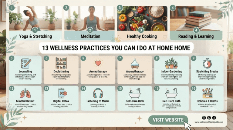 13 Wellness Practices You Can Do at Home