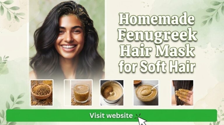 Homemade Fenugreek Hair Mask for Soft Hair