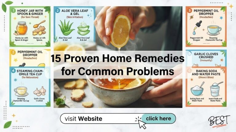 15 Traditional Home Remedies That Still Work Today