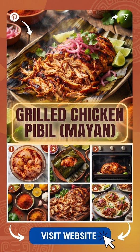 Grilled Chicken Pibil (Mayan)