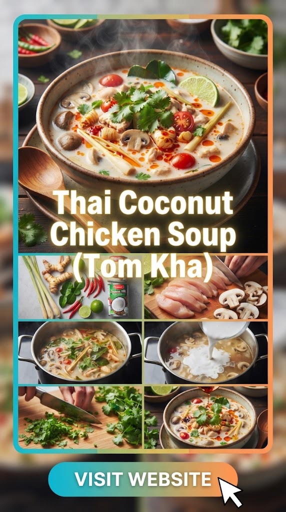 Thai Coconut Chicken Soup (Tom Kha)