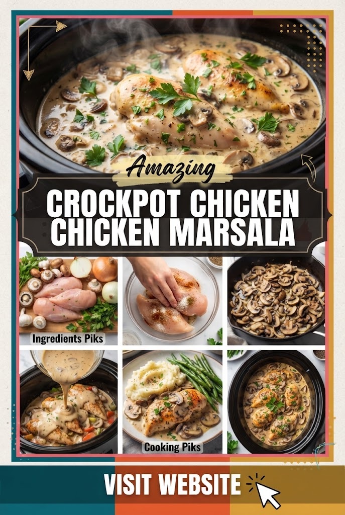 Crockpot Chicken Marsala