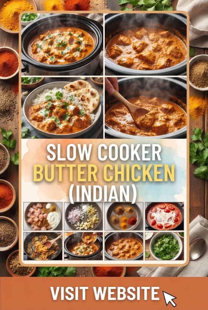 Slow Cooker Butter Chicken (Indian)