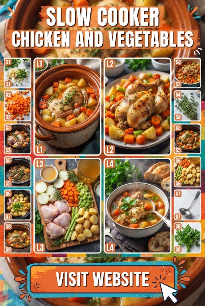 Slow Cooker Chicken and Vegetables