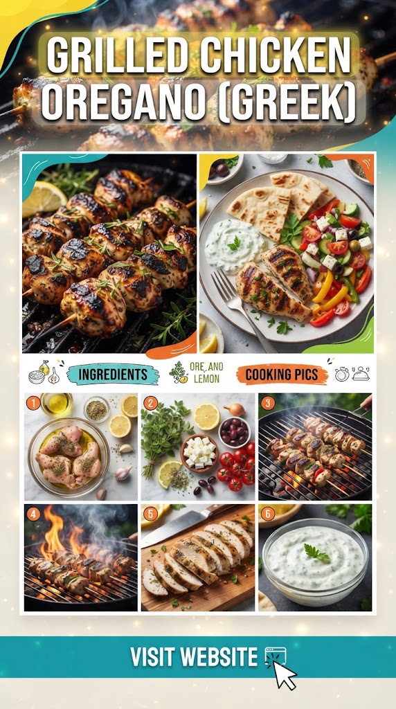 Grilled Chicken Oregano (Greek)